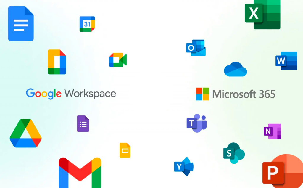 Logo des différents logiciels soumis à une licence payante
